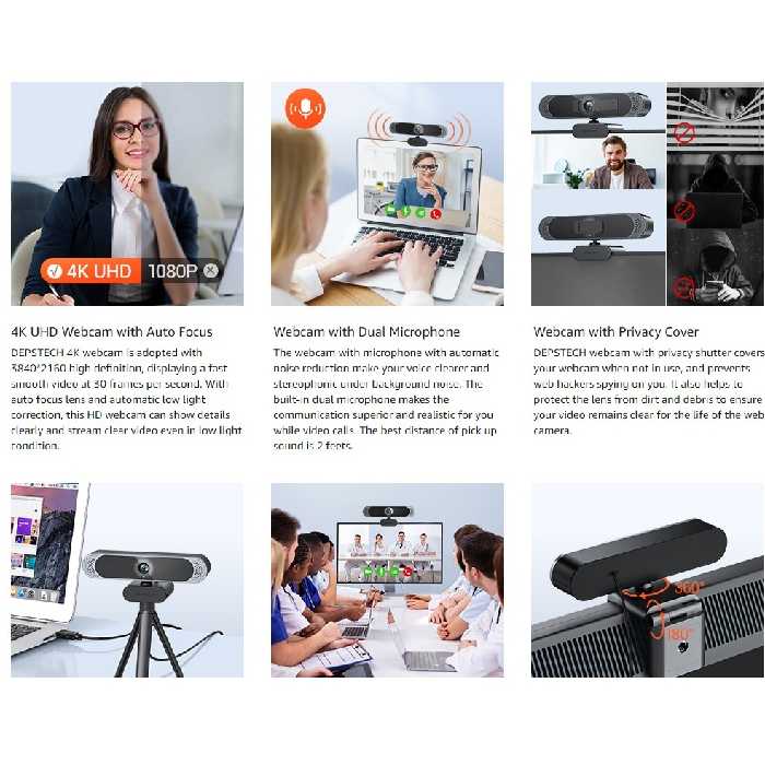 وب کم دپس تچ مدل 4K 2021