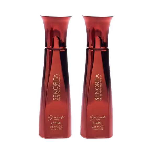 عطر جیبی زنانه ژک ساف مدل سنوریتا حجم 20 میلی لیتر بسته 2 عددی