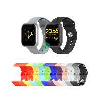 بند سیلیکونی ساعت اومتینگ Omthing E-joy Smart Watch مدل دکمه ای