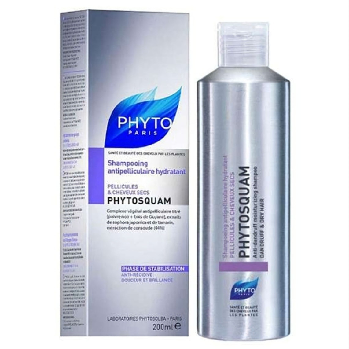 شامپو مو ضد شوره فیتو مدل Phytosquam حجم 200 میل