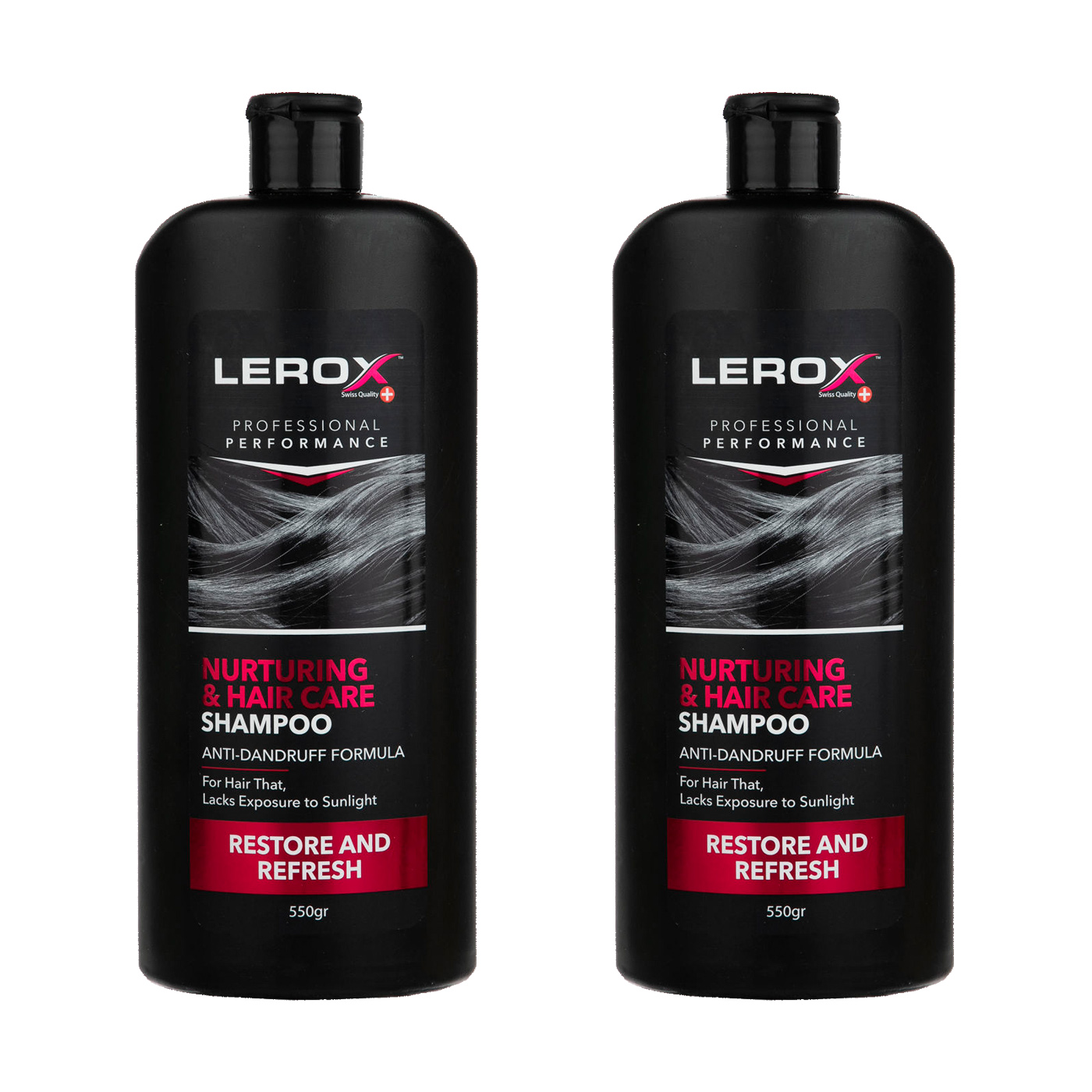 شامپو مو لروکس مدل Nurturing وزن 550 گرم بسته 2 عددی