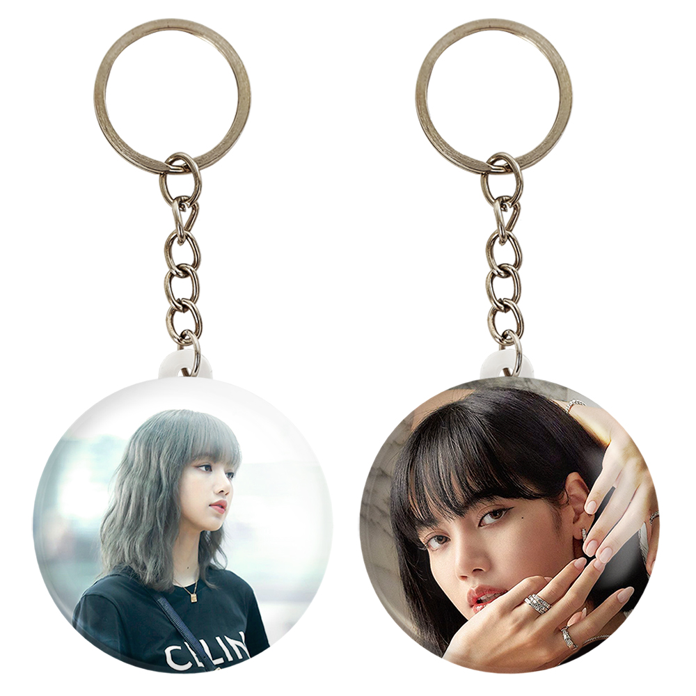 جاکلیدی خندالو مدل لیسا بلک پینک کد 1425614252 مجموعه 2 عددی