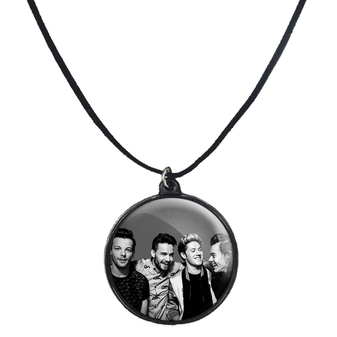 گردنبند پرمانه طرح One Direction کد pmb.13624 مدل دو طرفه