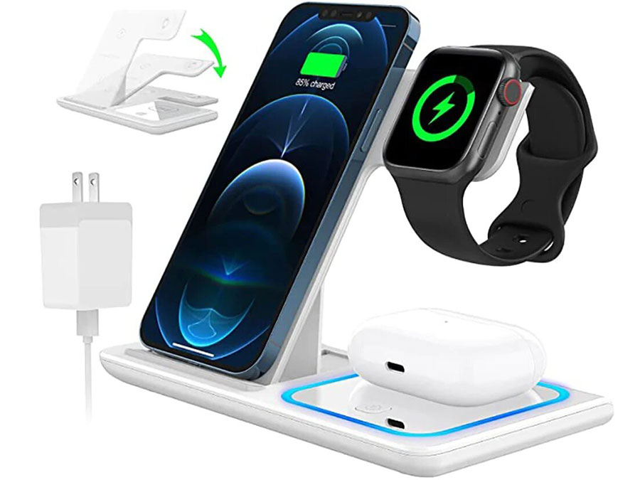 شارژر بی سیم رومیزی 15 وات رسی Recci RCW-15 Magnetic Wireless Charger