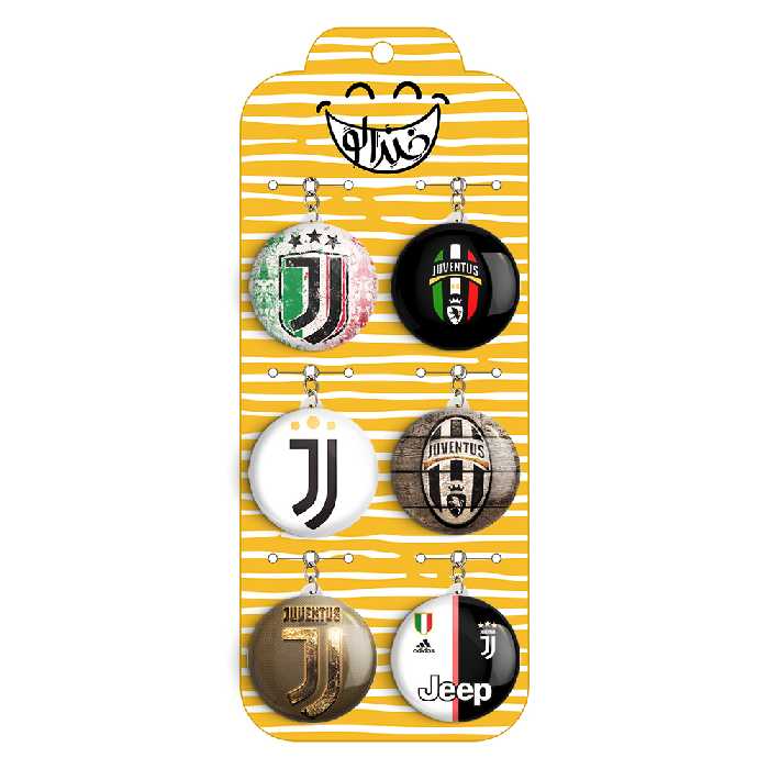 جاکلیدی خندالو طرح باشگاه یوونتوس کد 88B مجموعه 6 عددی
