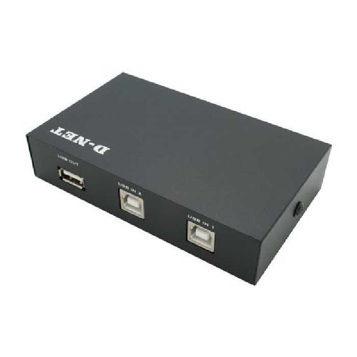 دیتا سوییچ دستی 1/2 D-NET USB - یاسین کامپیوتر