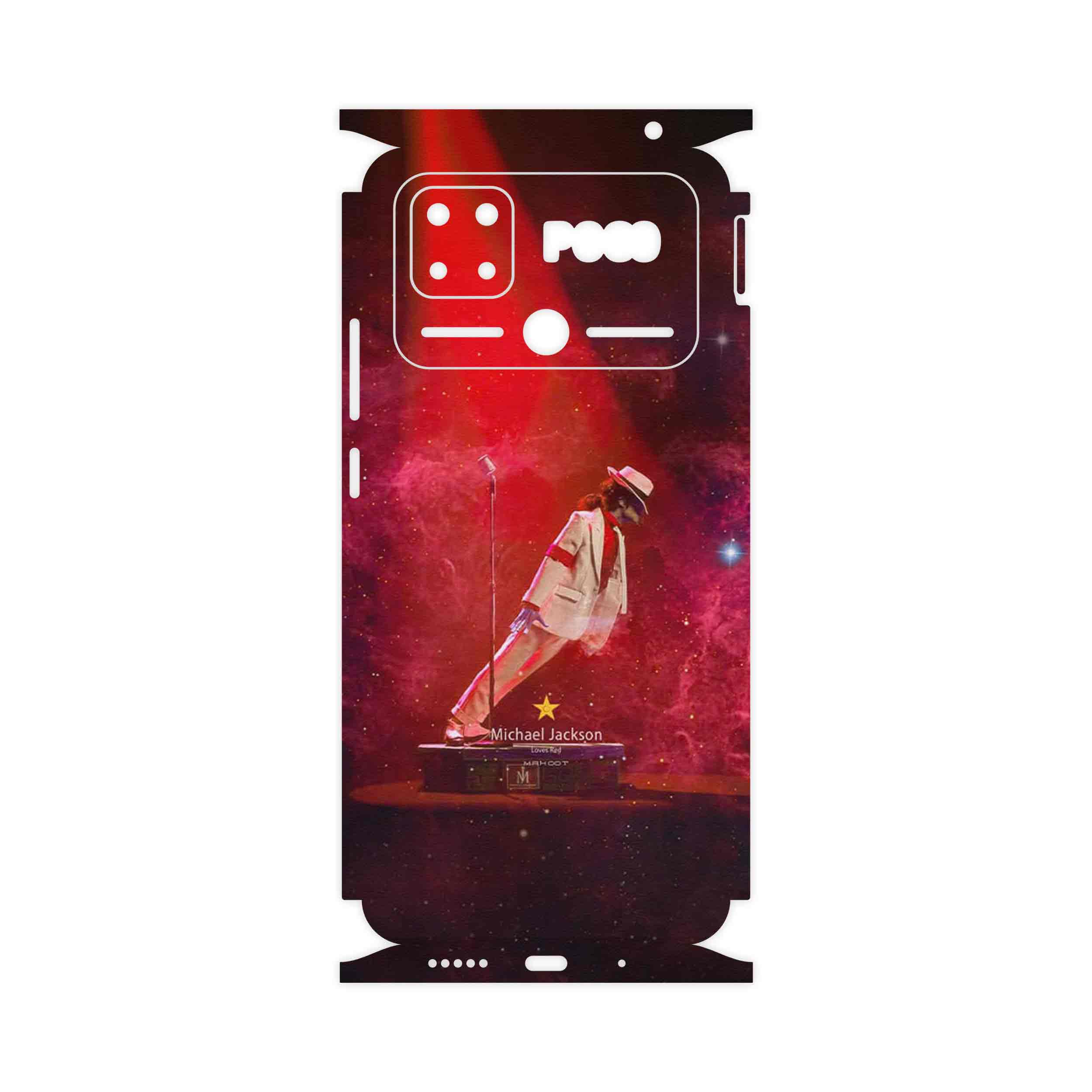 برچسب پوششی ماهوت مدل Michael Jackson-FullSkin مناسب برای گوشی موبایل شیائومی Poco C40