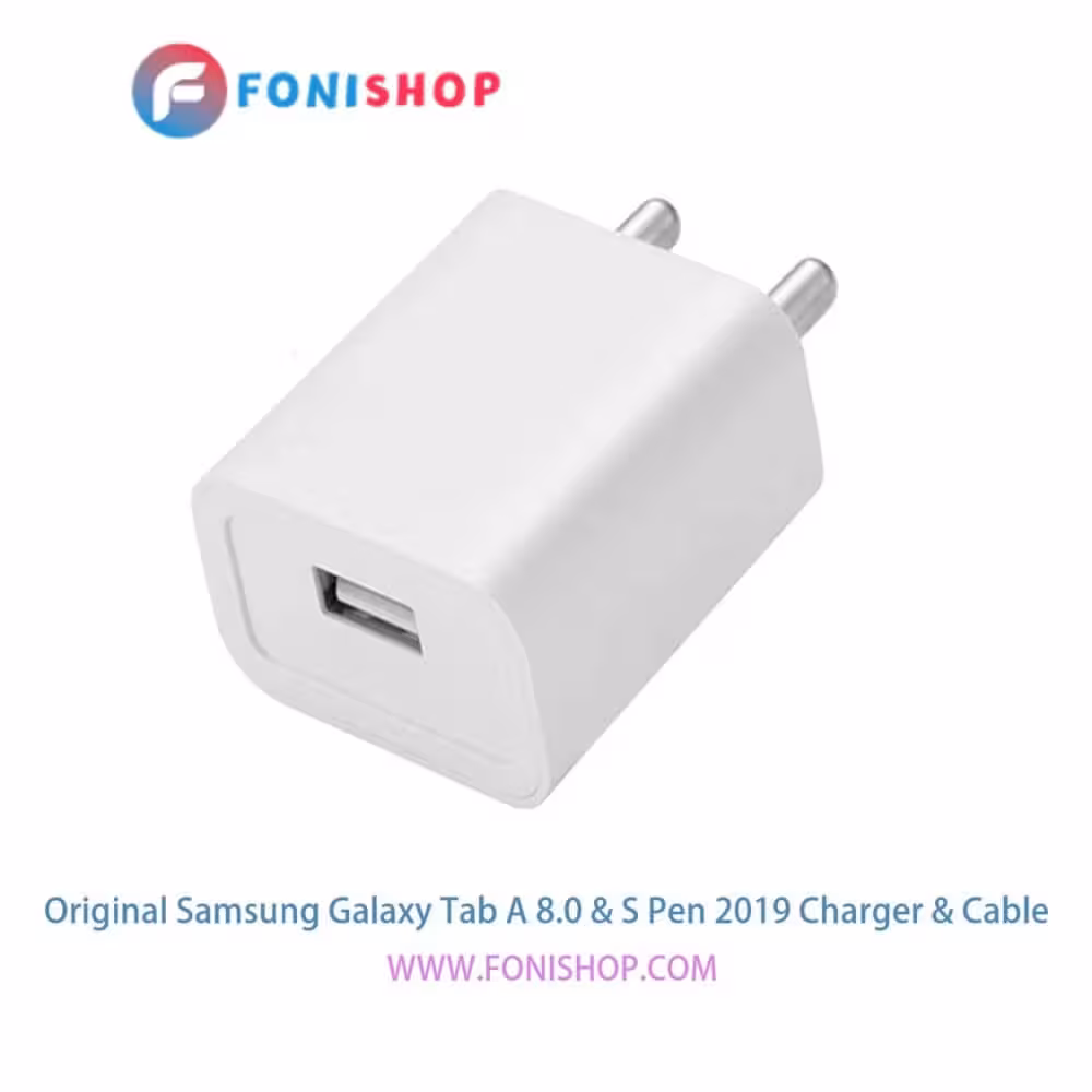 کابل و شارژر فست اصلی Samsung Tab A 8.0 &amp; S Pen 2019