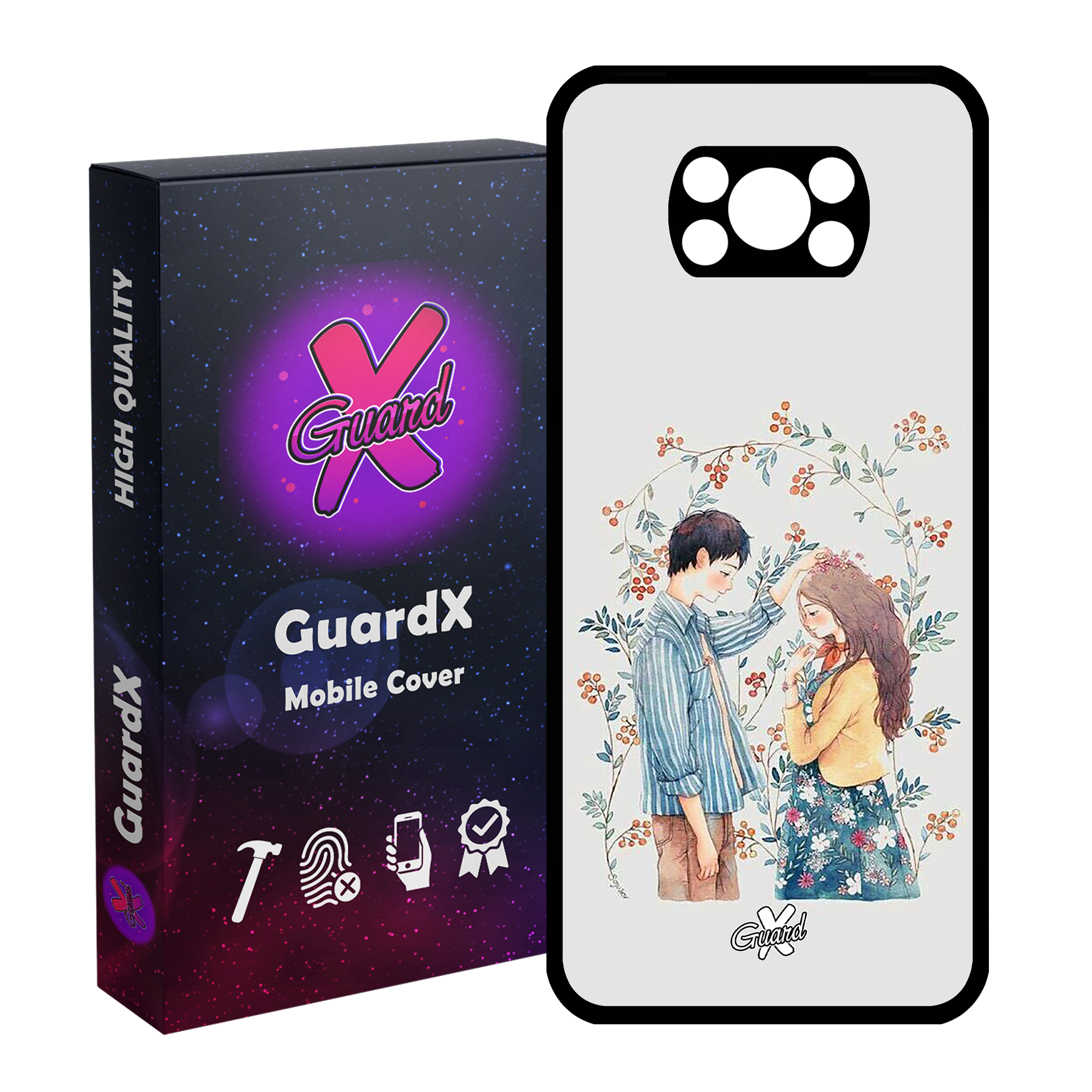 کاور گارد ایکس طرح Love مدل Glass10316 مناسب برای گوشی موبایل شیائومی Poco X3 Pro