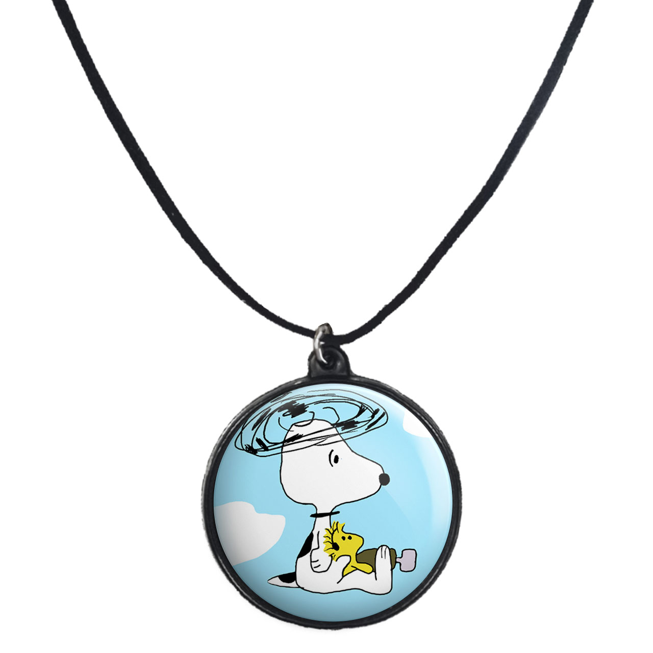 گردنبند پرمانه طرح اسنوپی کد pmb.14591