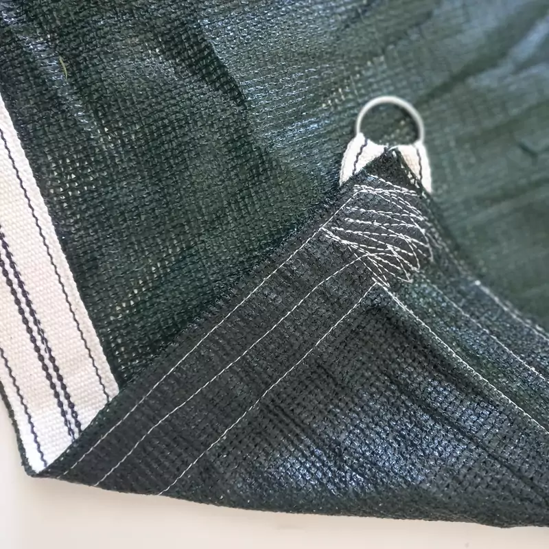 سایبان توری(شید) انتی یووی نوار دوزی و حلقه دار ابعاد4 در 5 متر