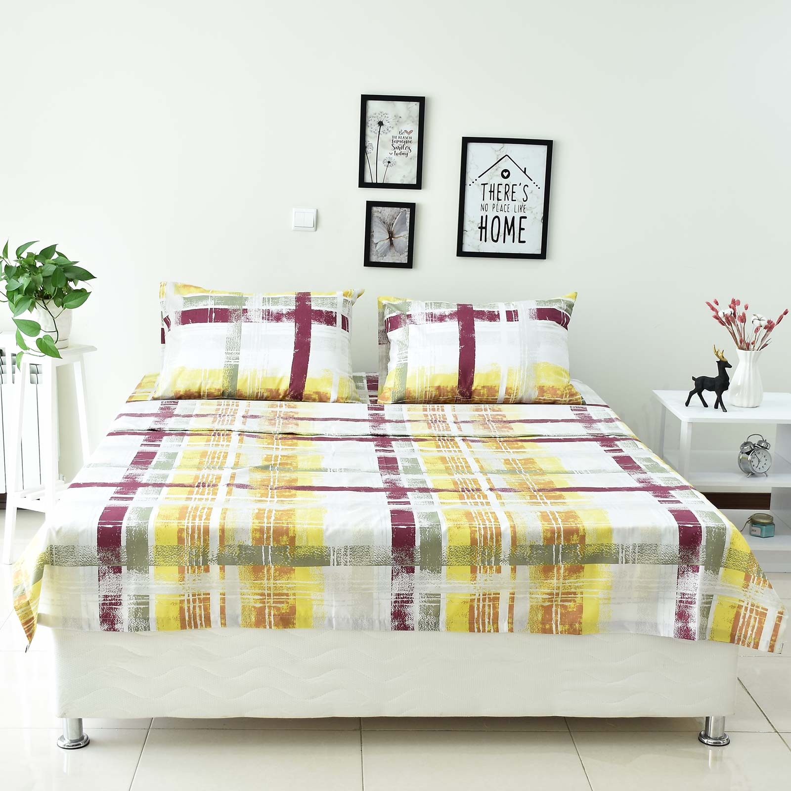 سرویس ملحفه بومرنگ مدل Danial دونفره 4 تکه