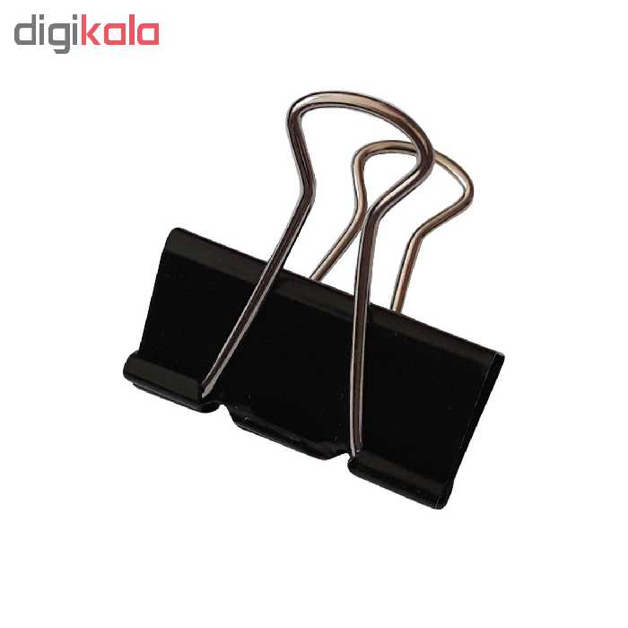 گیره کاغذ دیاموند کد 9112 سایز 41 میلی متر بسته 12 عددی