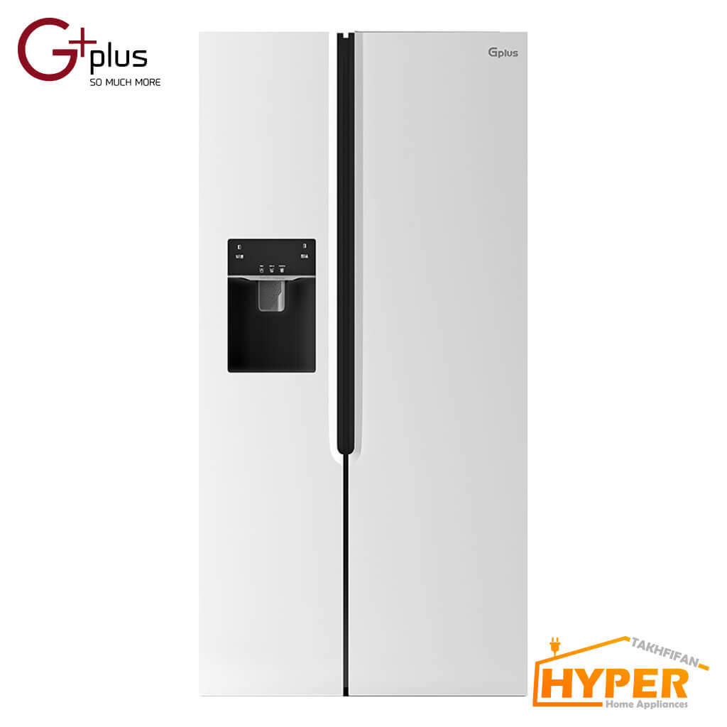 یخچال فریزر ساید بای ساید جی پلاس GSS-M7620W سفید