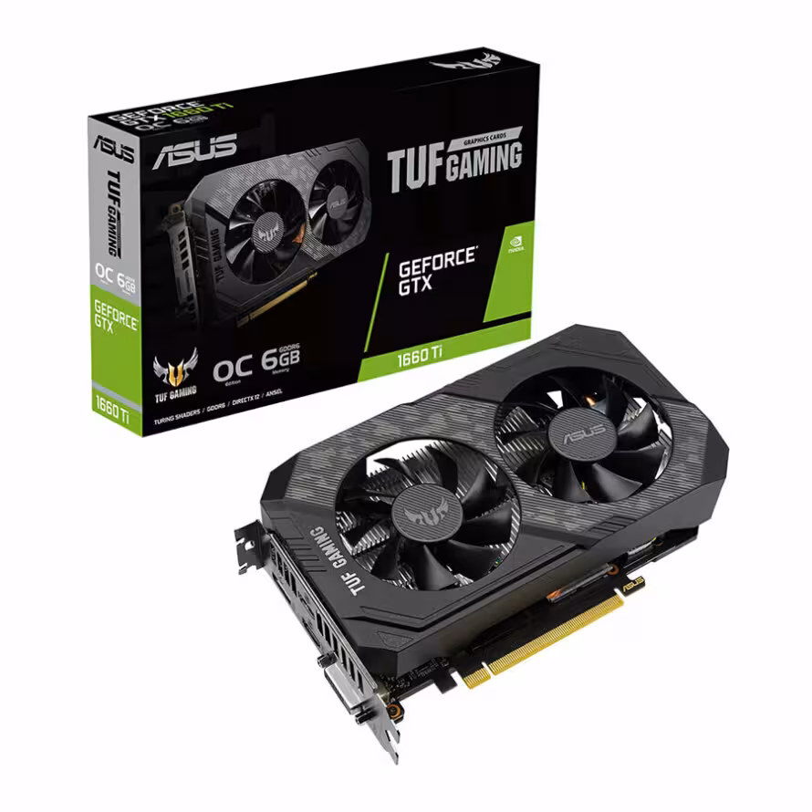 کارت گرافیک ایسوس TUF Gaming GTX 1660 Ti EVO OC Edition 6GB