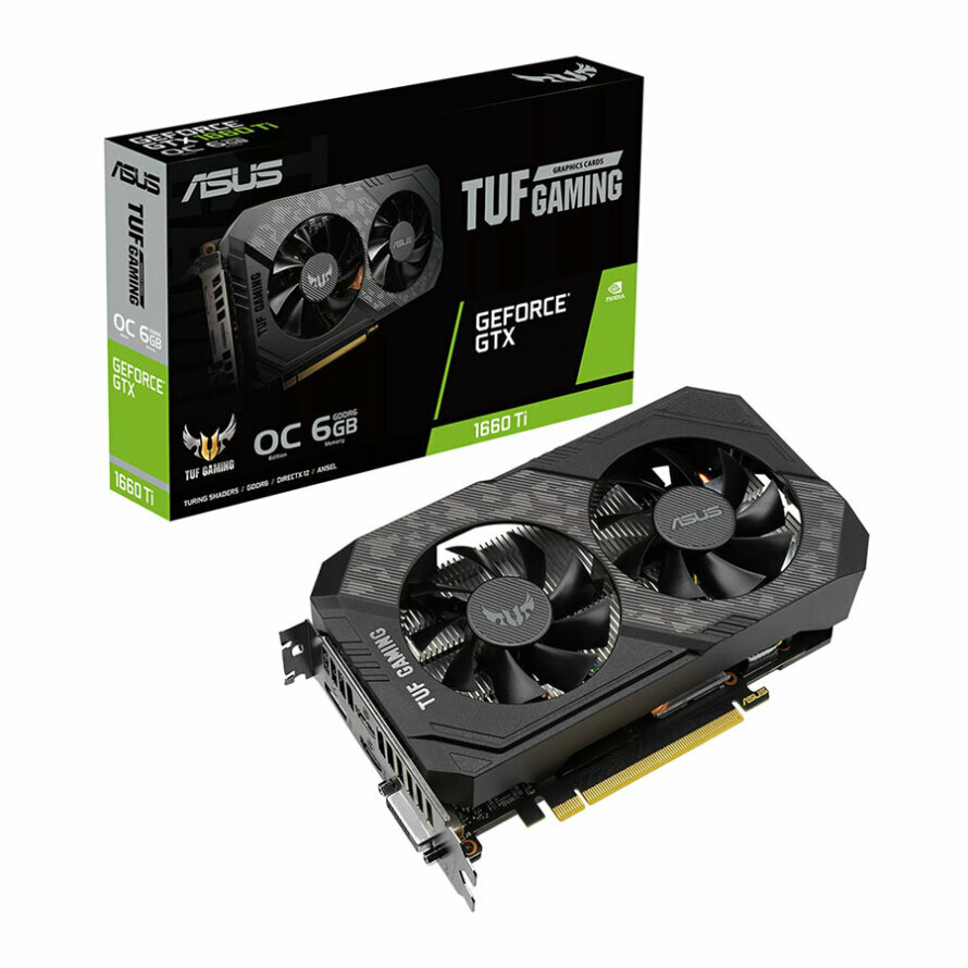 کارت گرافیک ایسوس TUF Gaming GTX 1660 Ti EVO OC Edition 6GB