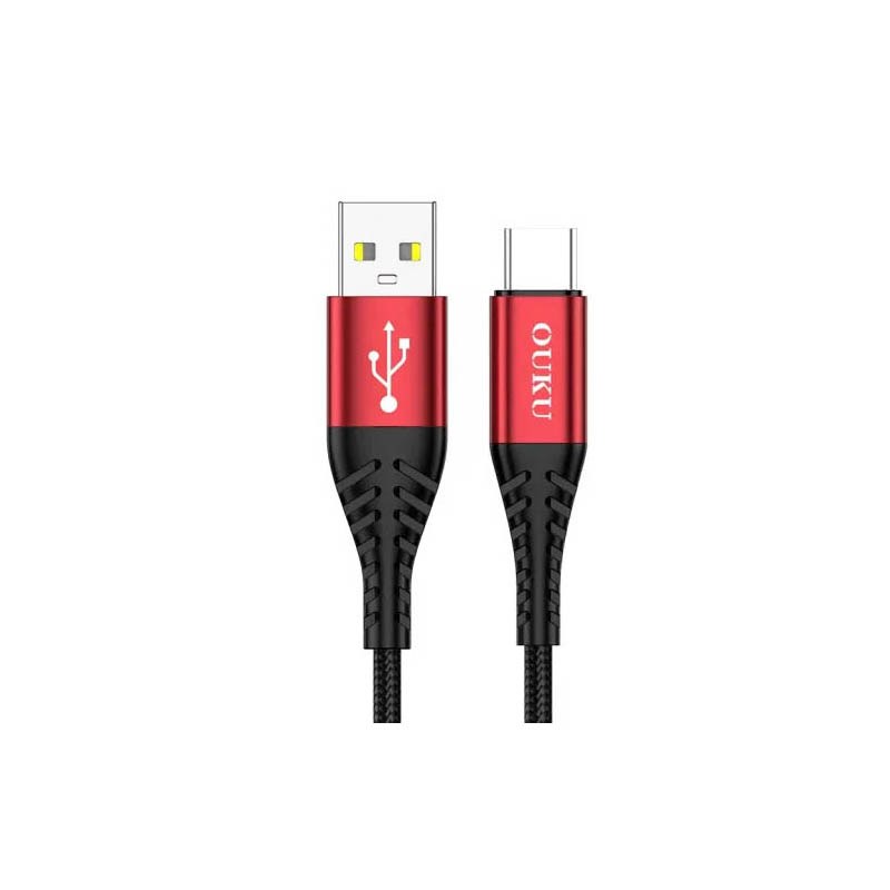 کابل شارژر TYPE-C رنگ قرمز