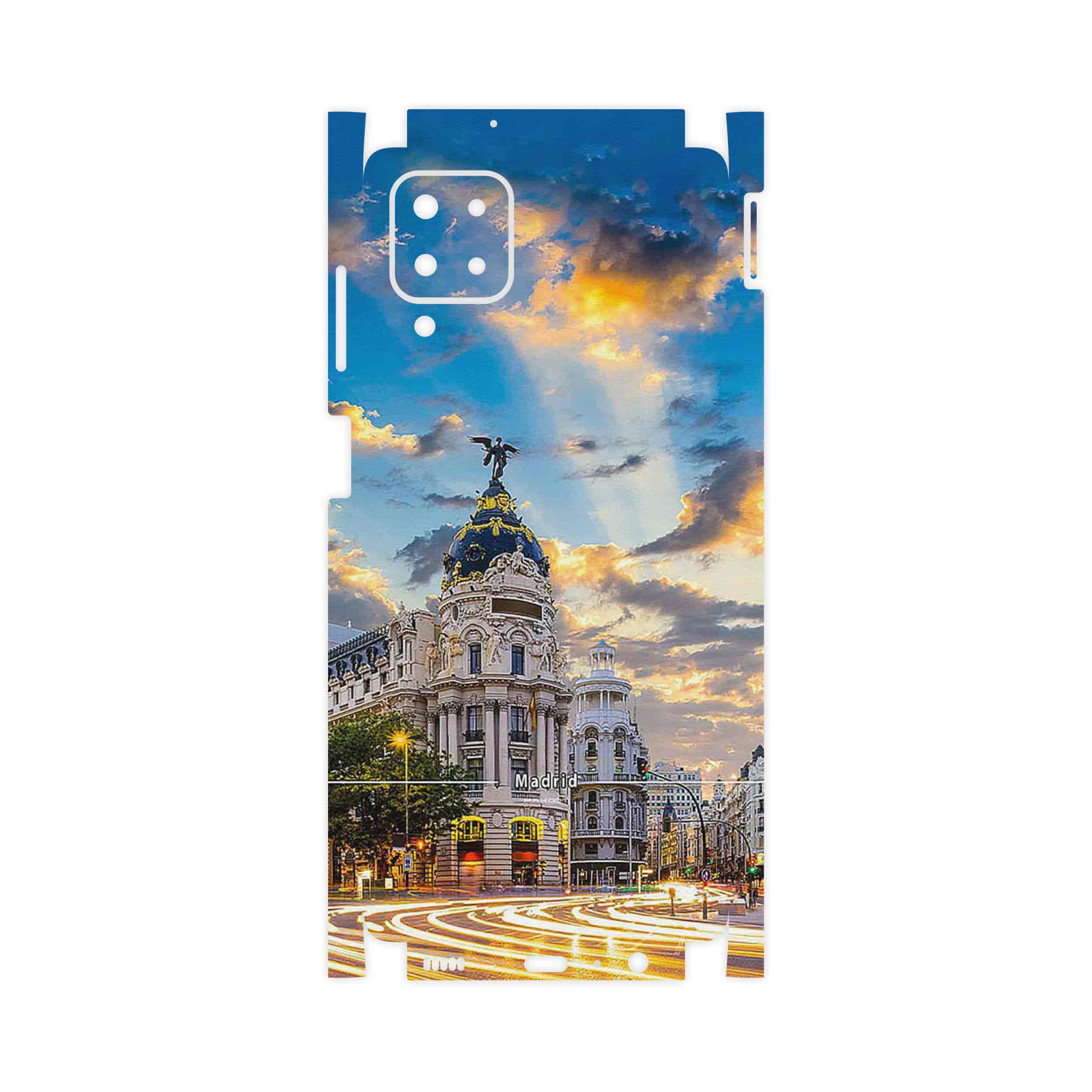 برچسب پوششی ماهوت مدل City of Madrid-FullSkin مناسب برای گوشی موبایل سامسونگ Galaxy M12