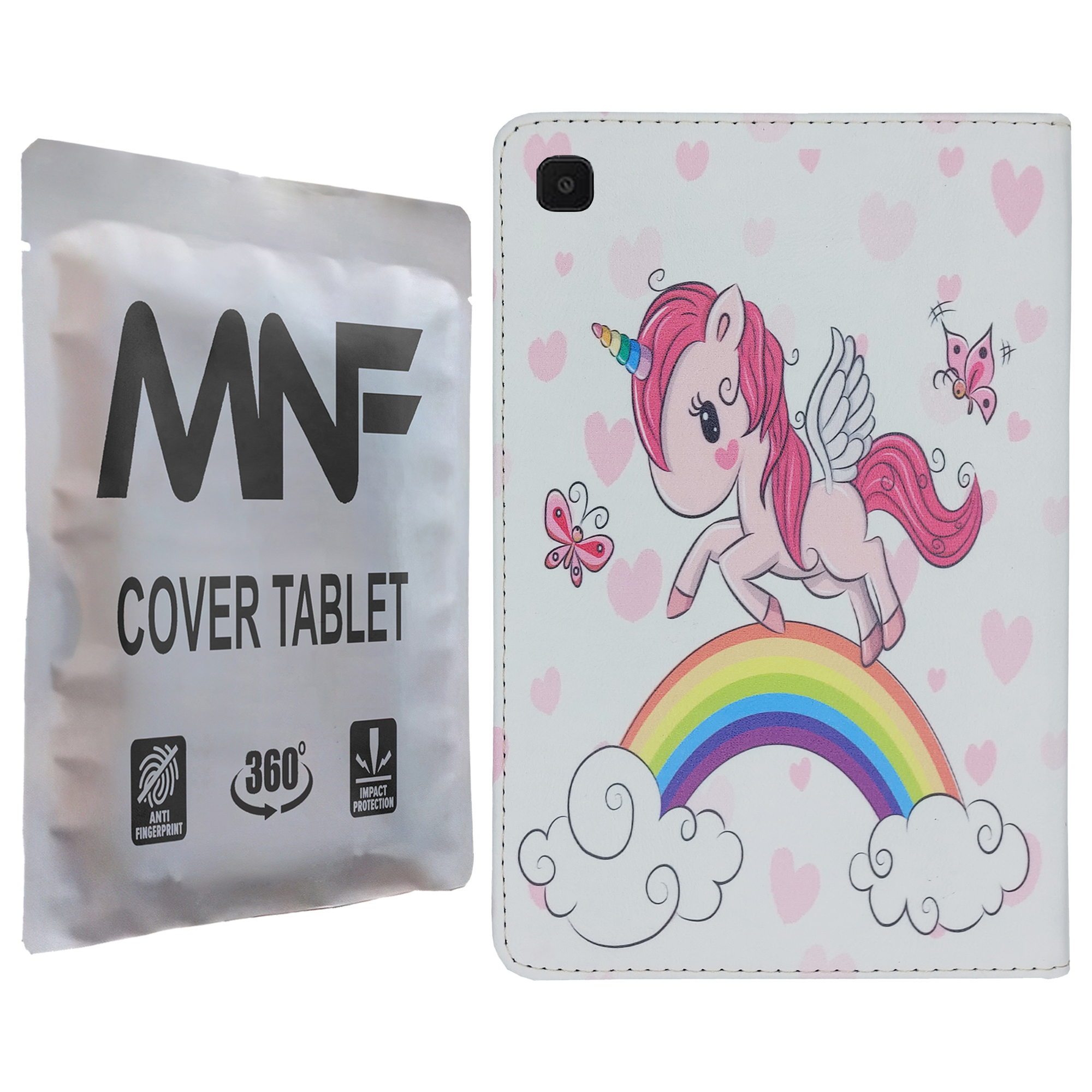 کیف کلاسوری ام ان اف طرح یونی کورن کد M-255 مناسب برای تبلت سامسونگ Galaxy Tab S6 Lite P610 / P615