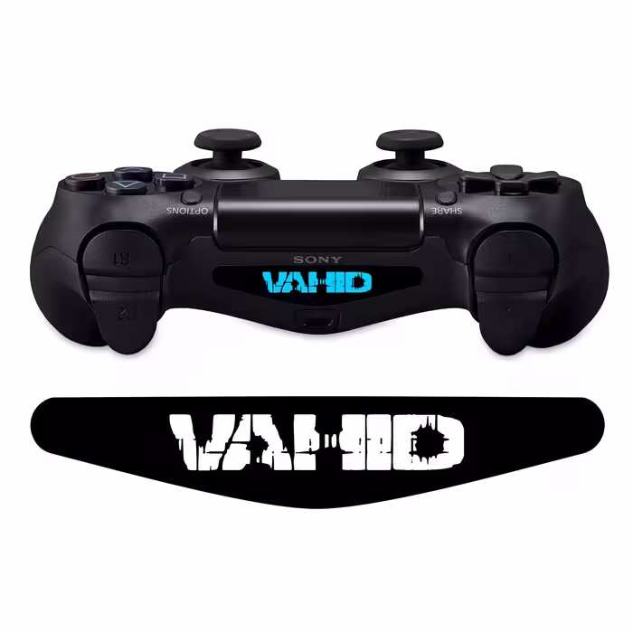برچسب لایت بار دسته پلی استیشن 4 ونسونی طرح Vahid