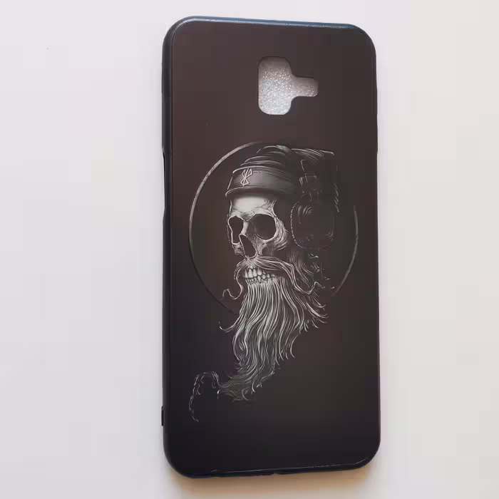 قاب طرحدار  جمجمه گوشی سامسونگ J6 plus 