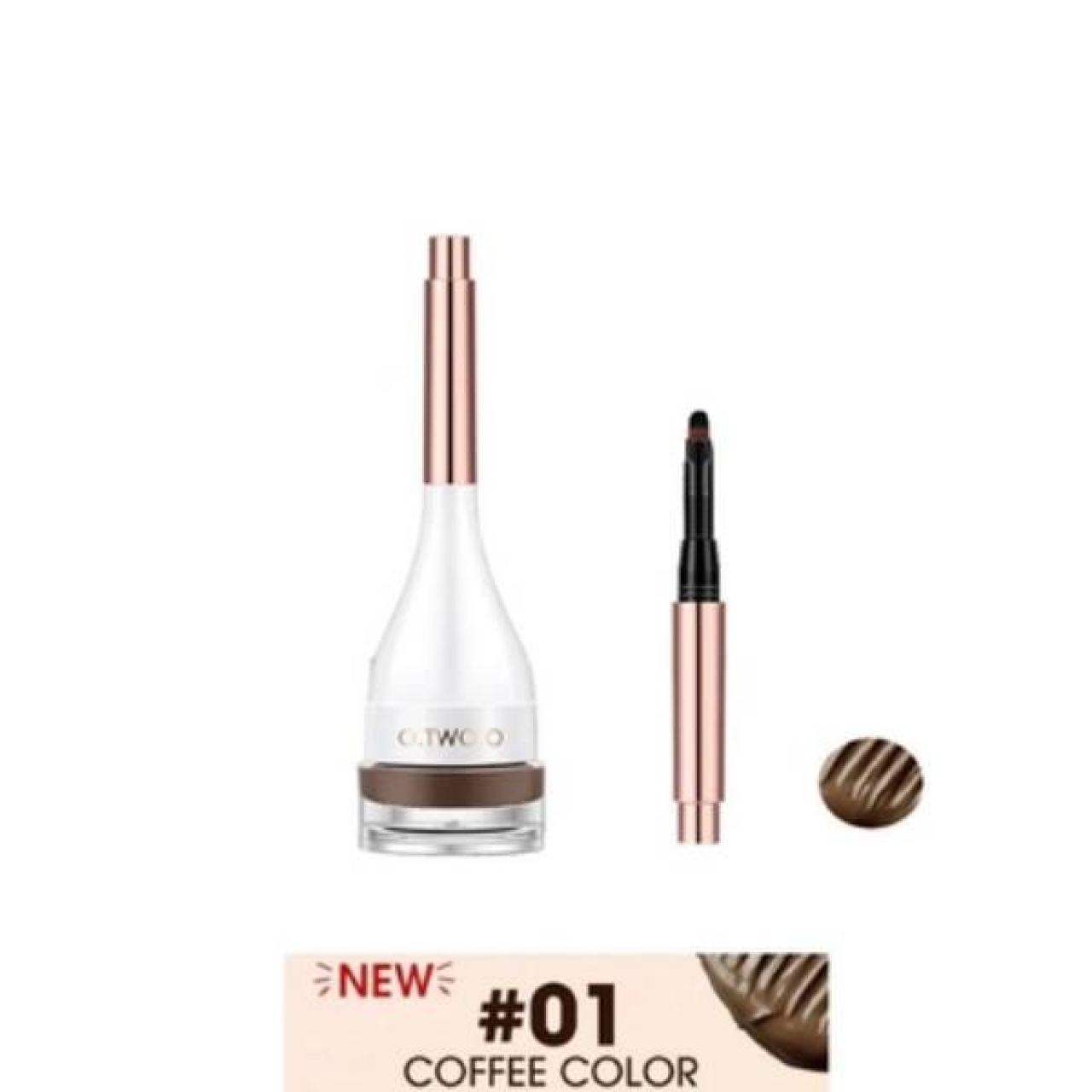 سایه ابرو او تو او کد 1 رنگ قهوه حجم 5 گرم