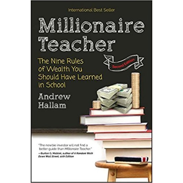 کتاب Millionaire Teacher اثر Andrew Hallam انتشارات Wiley
