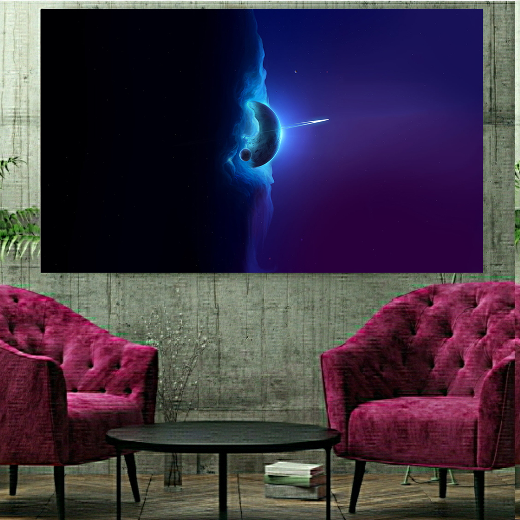 تابلو شاسی طرح کهکشان کد BL457