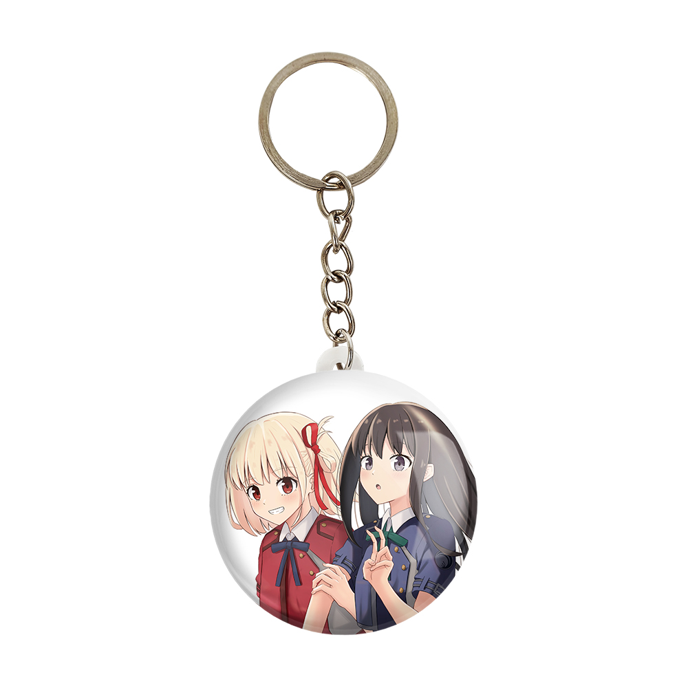 جاکلیدی خندالو مدل تاکینا و چیساتو انیمه لیکوریس ریکویل Lycoris Recoil کد 23066