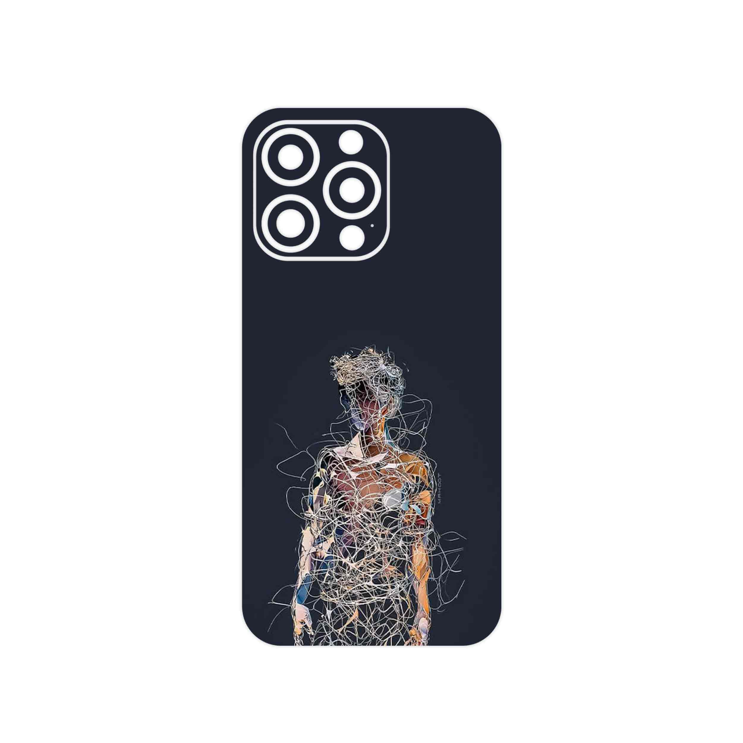 برچسب پوششی ماهوت مدل Strings Digital Art 1 مناسب برای گوشی موبایل اپل iPhone 13 Pro Max