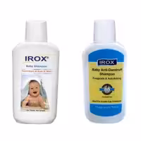 شامپو ضدشوره کودک ایروکس مدل octopirox حجم ۲۰۰ میلی لیتر به همراه شامپو سر کودک