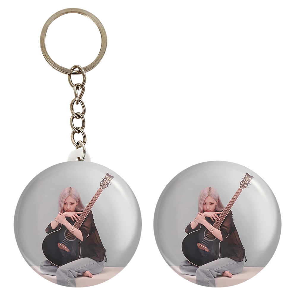 پیکسل خندالو مدل رزی گروه بلک پینک کد 3107 به همراه جاکلیدی