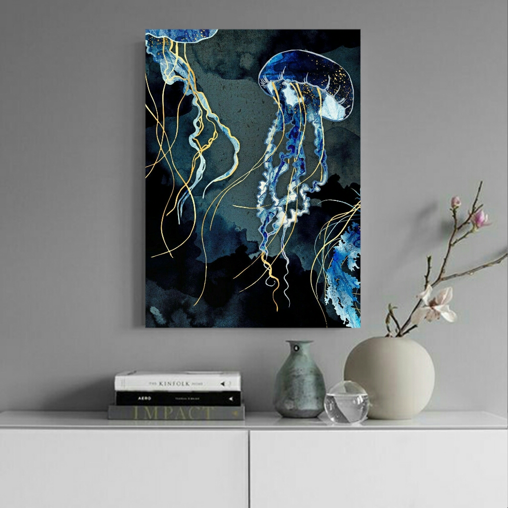 تابلو بوم مدل عروس دریایی کد AR8290