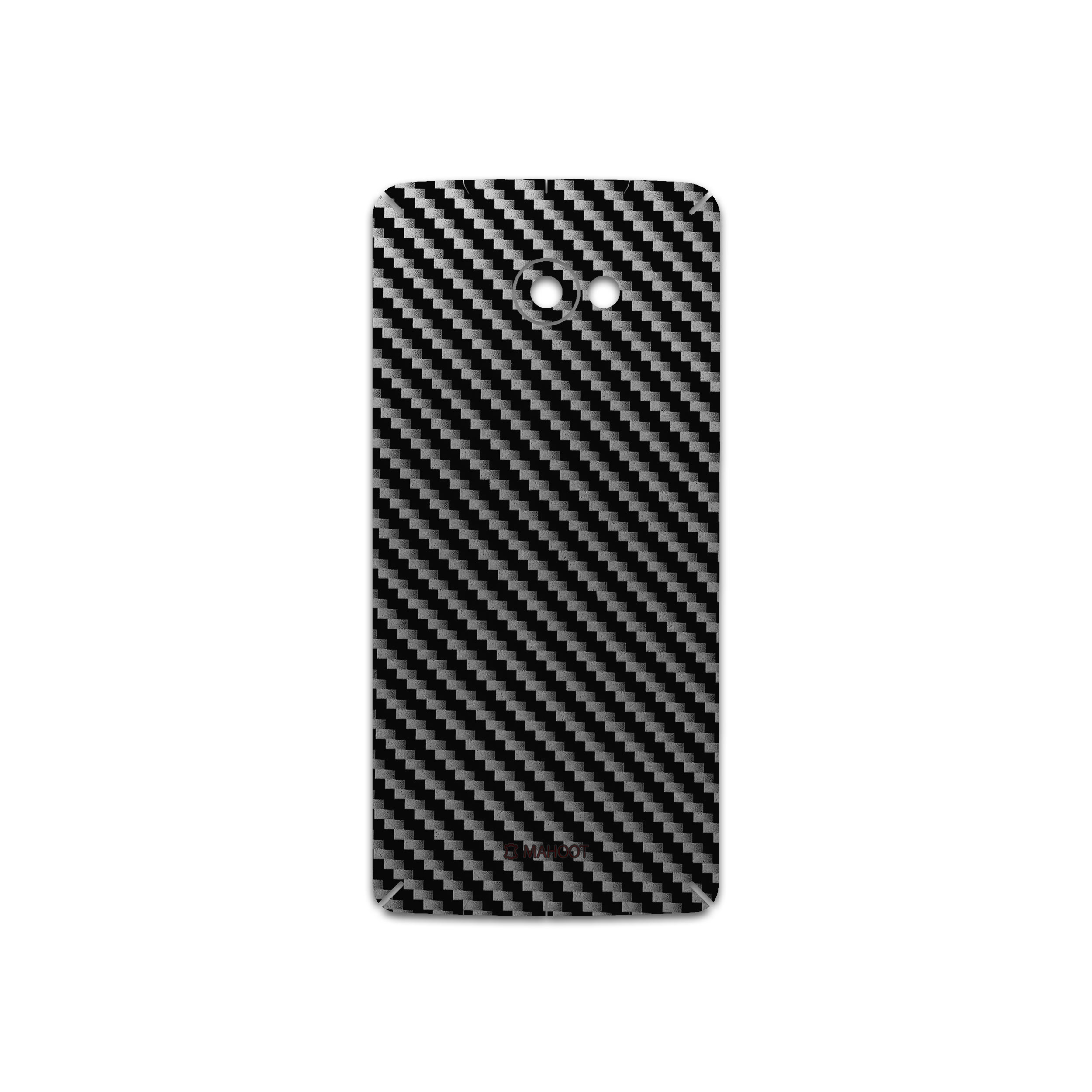 برچسب پوششی ماهوت مدل Glossy-Silver-Fiber مناسب برای گوشی موبایل اچ تی سی Butterfly S