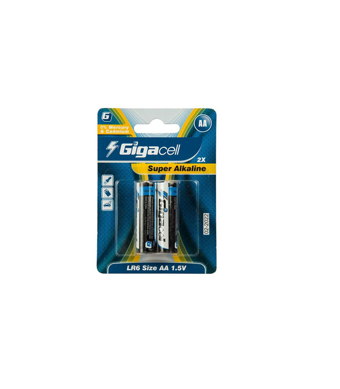 باتری قلمی گیگاسل مدل Super Alkaline – بسته 2 عددی
