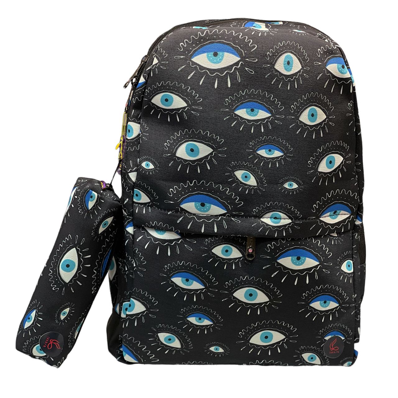 کوله پشتی ساراسا طرح چشم مدل Eye01 به همراه جامدادی