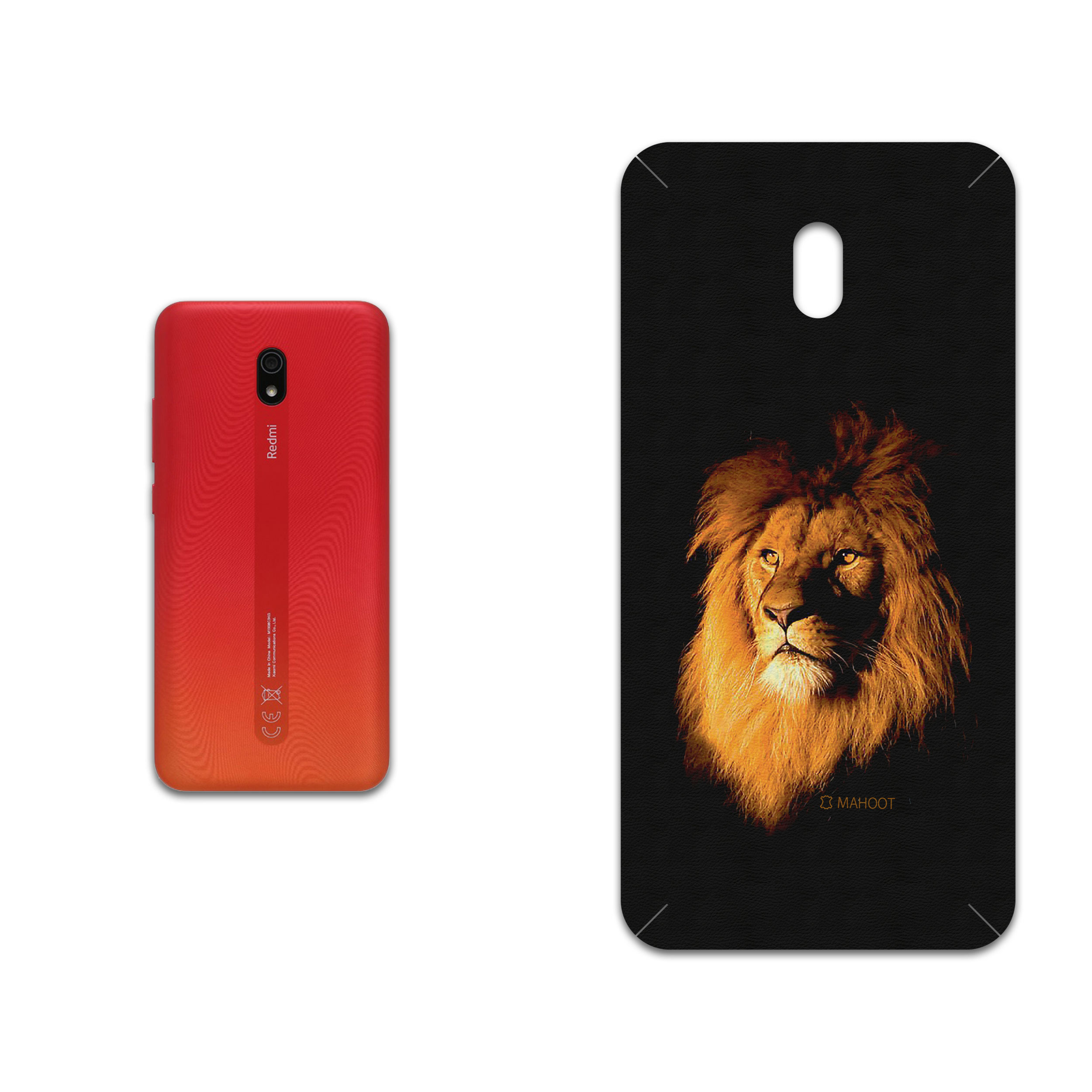 برچسب پوششی ماهوت مدل Lion مناسب برای گوشی موبایل شیائومی Redmi 8A