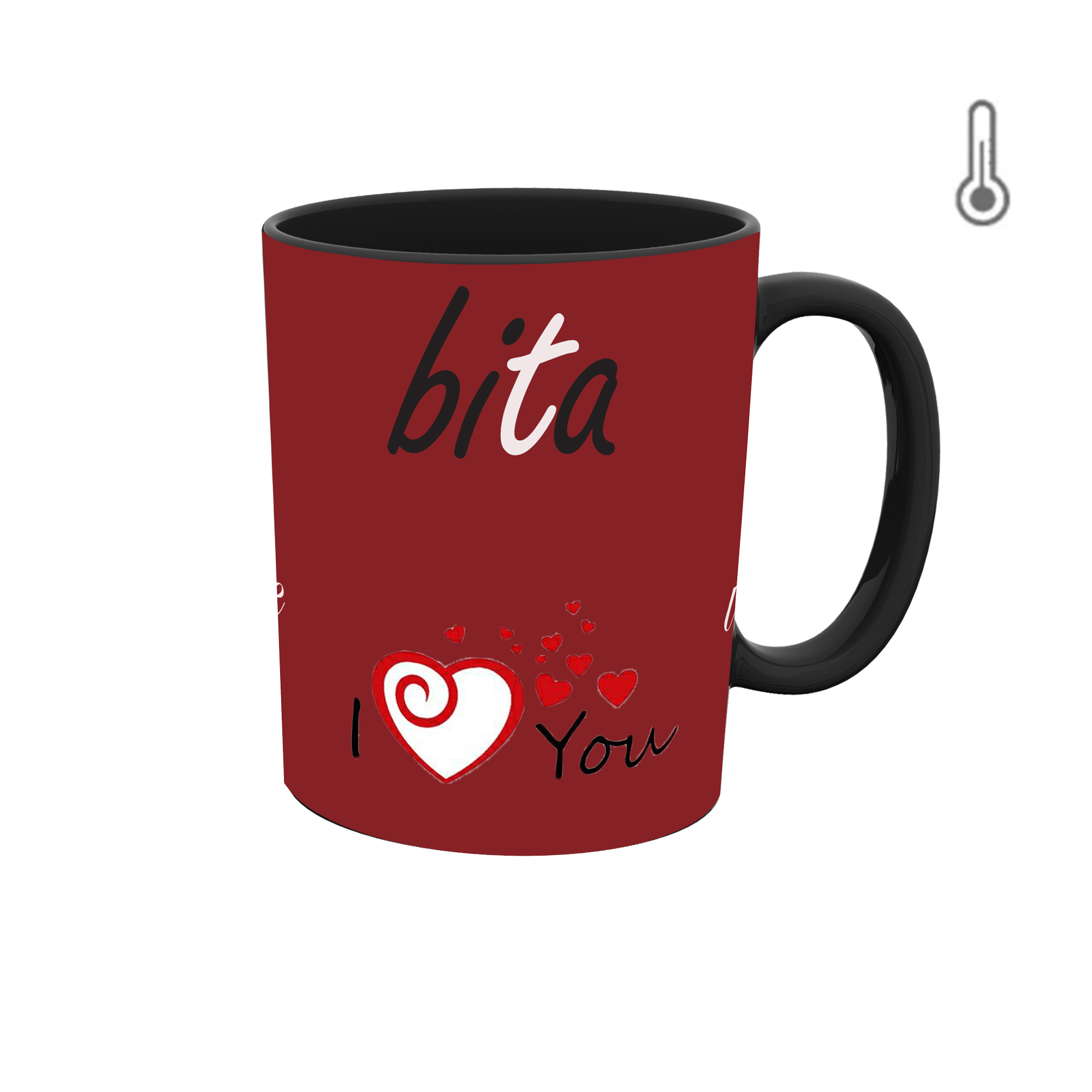 ماگ حرارتی طرح اسم بیتا 