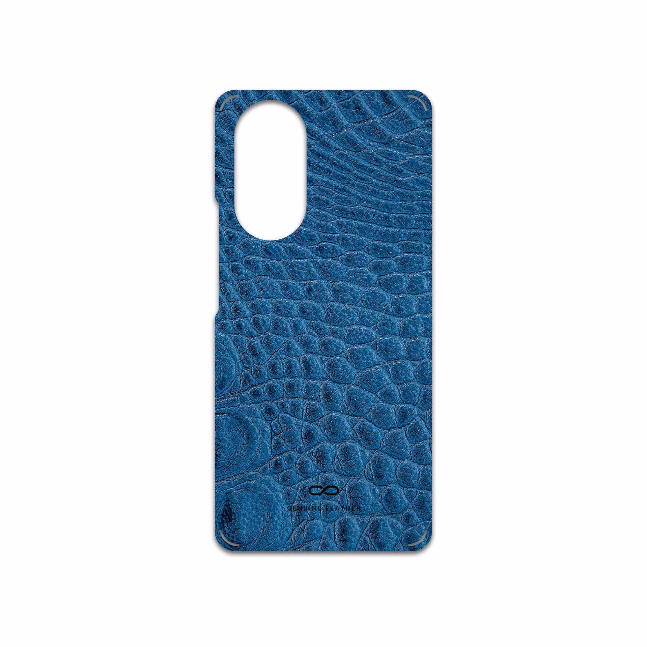 برچسب پوششی ماهوت مدل Blue-Crocodile-Leather مناسب برای گوشی موبایل آنر 50