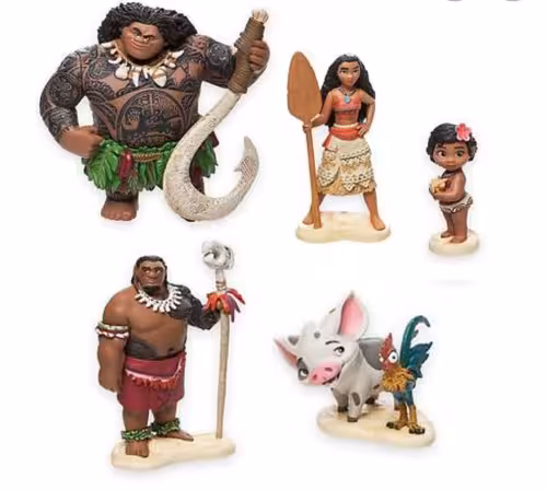 مجموعه فیگور مدل موانا (Moana) بسته 6 عددی آیتم:1115