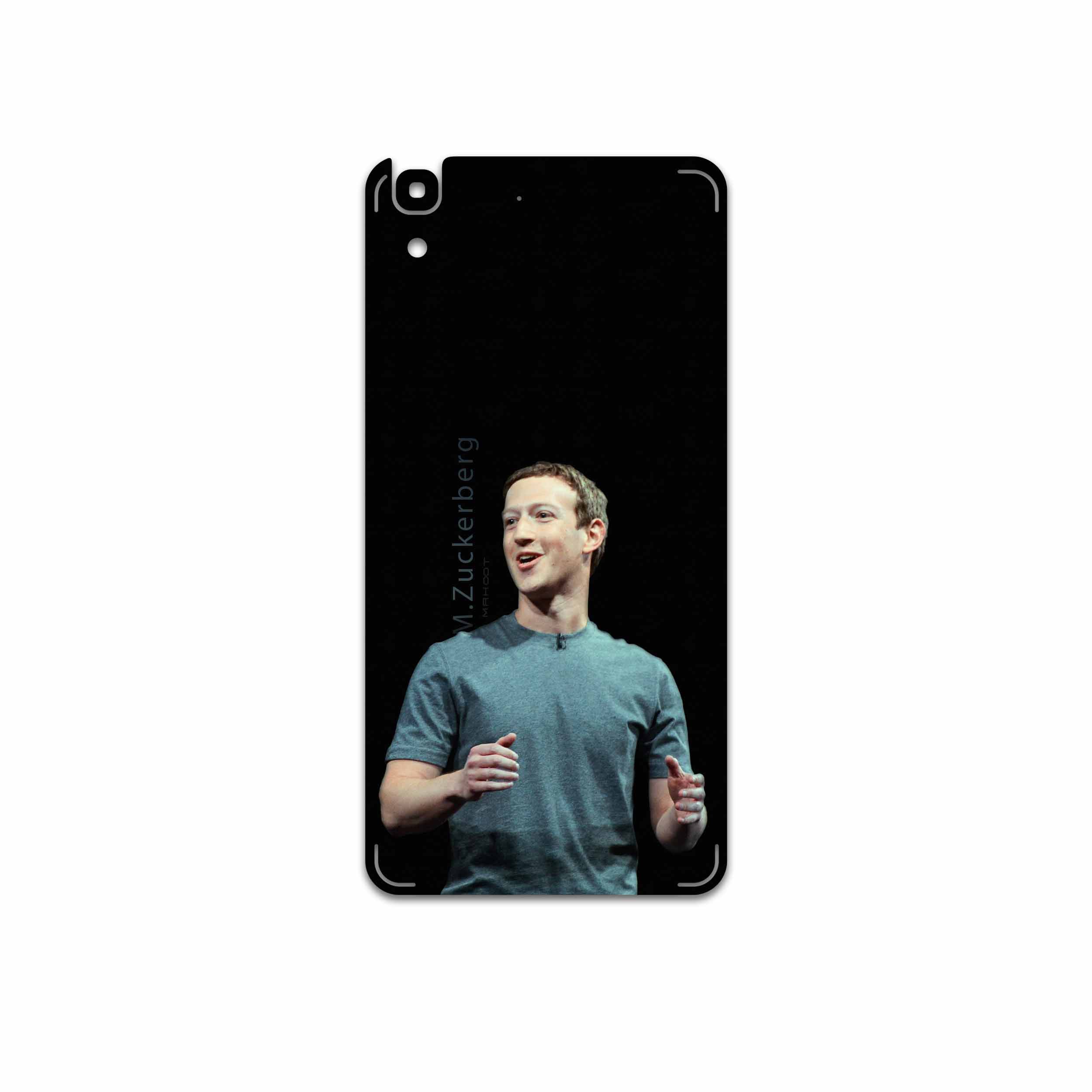 برچسب پوششی ماهوت مدل Mark Zuckerberg مناسب برای گوشی موبایل هوآوی Y6 2015