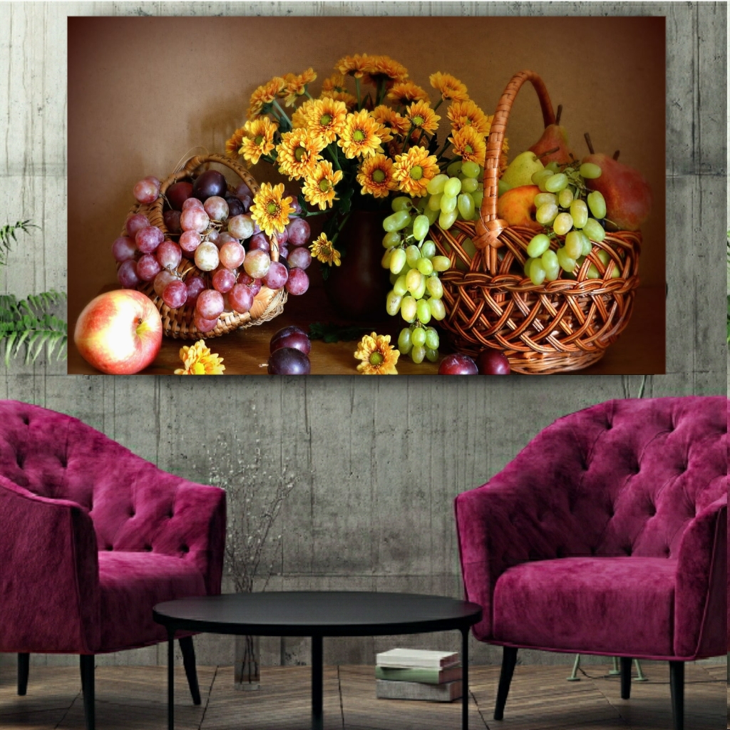 تابلو بوم طرح میوه مدل SDB949