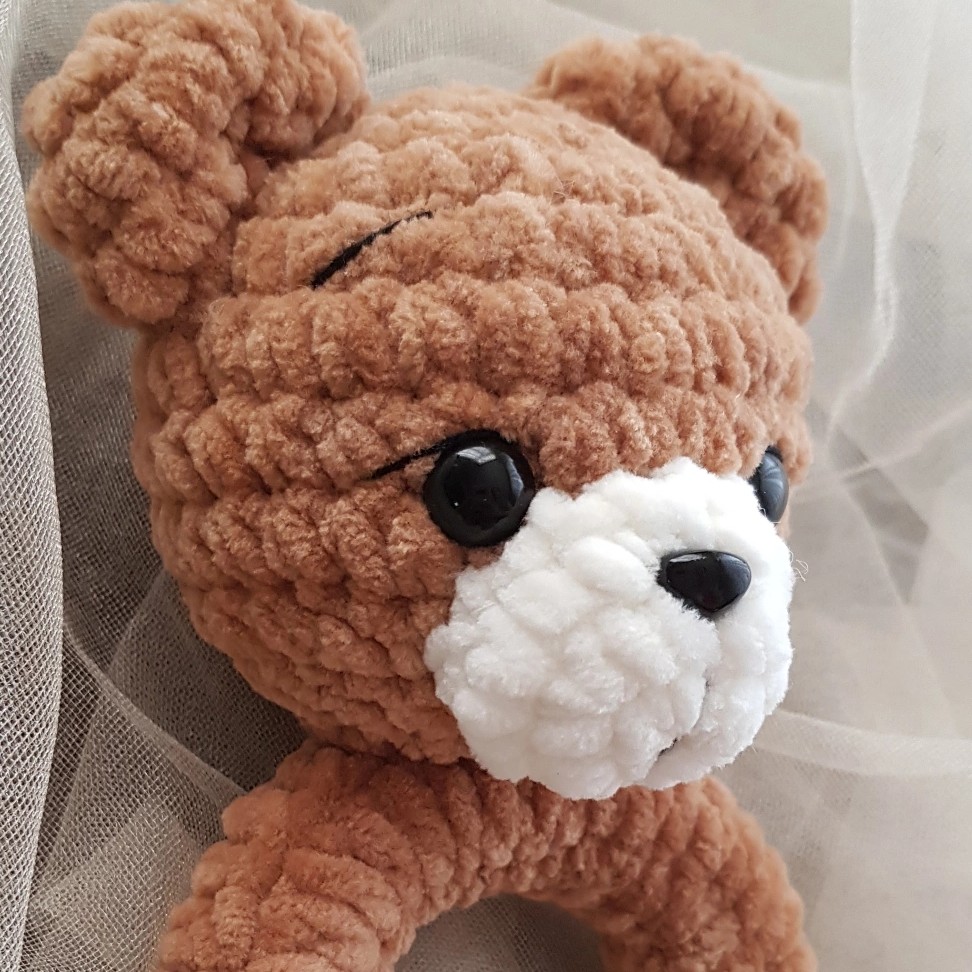 جغجغه خرسی مخملی