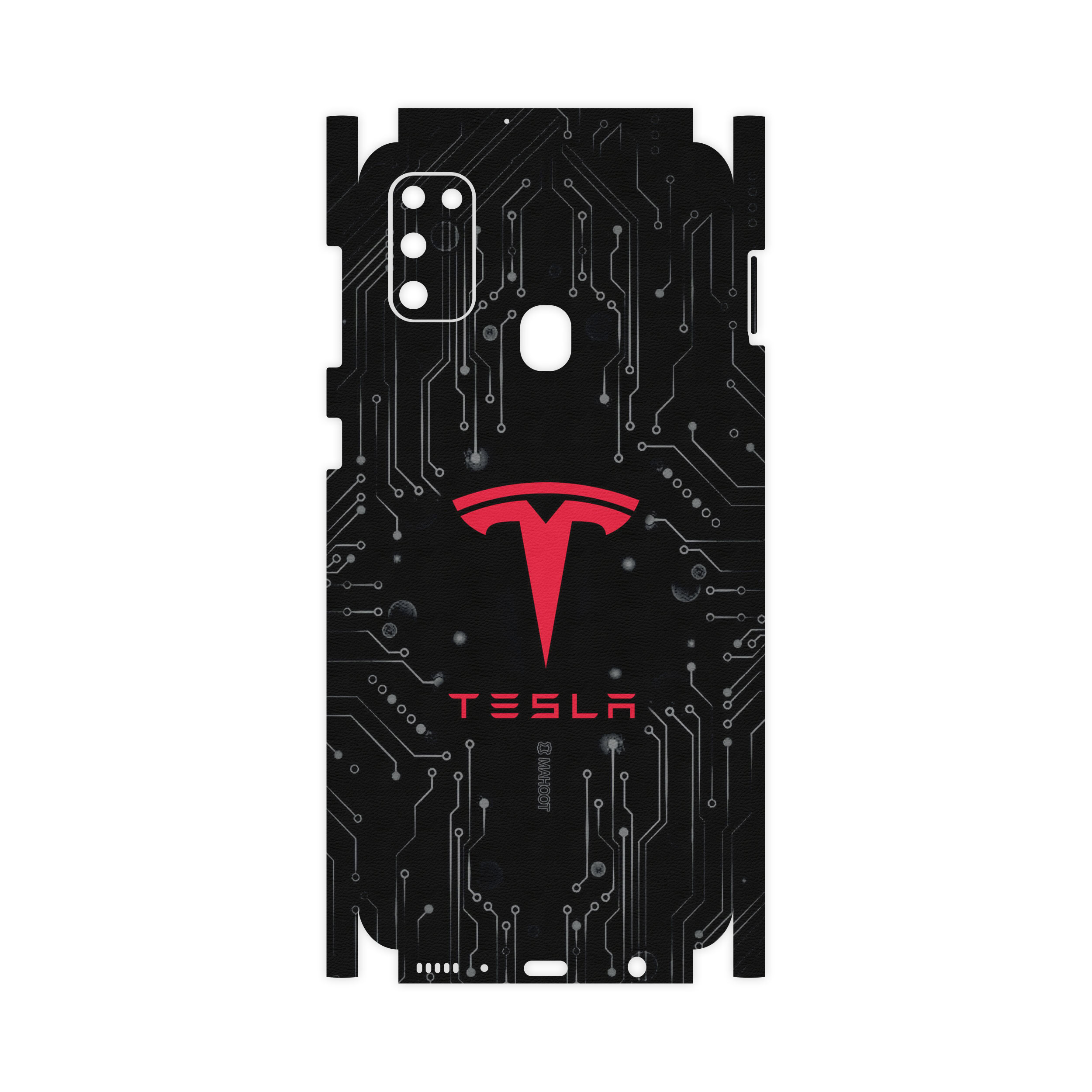 برچسب پوششی ماهوت مدل TESLA-Motors-FullSkin مناسب برای گوشی موبایل سامسونگ Galaxy M21