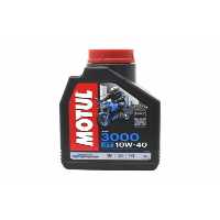 روغن و مکمل موتور 3000 10W 40 4T سیکلت معدنی 1 لیتر موتول اورجینال Motul