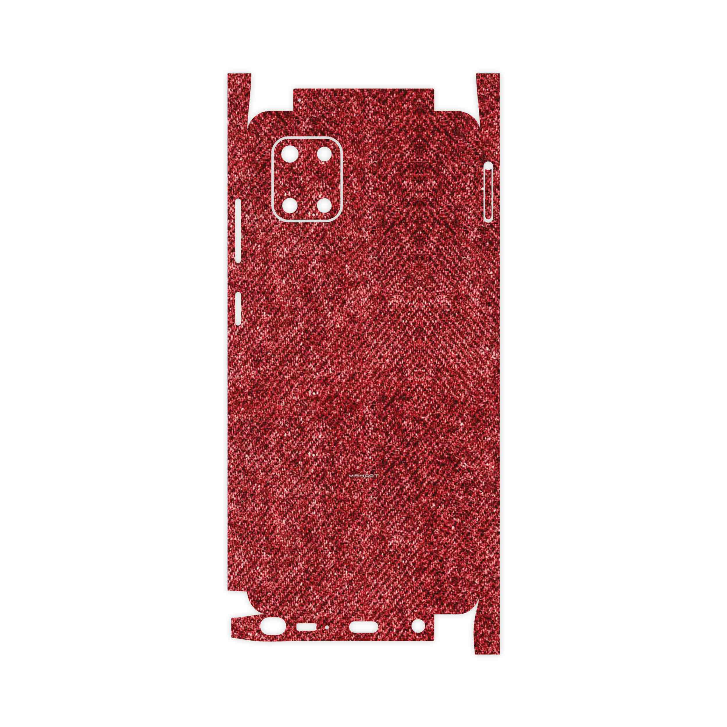 برچسب پوششی ماهوت مدل Fabric Texture 4-FullSkin مناسب برای گوشی موبایل سامسونگ Galaxy Note 10 Lite