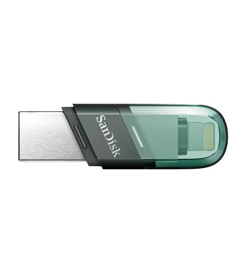 قیمت و خرید فلش مموری i-Flash سن دیسک 256 گیگابایت مدل iXpand Flash Drive Flip - برین تک