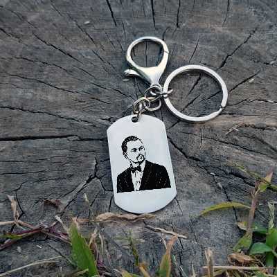 جاکلیدی ترمه ۱ مدل لئوناردو دی کاپریو کد Sam 2449