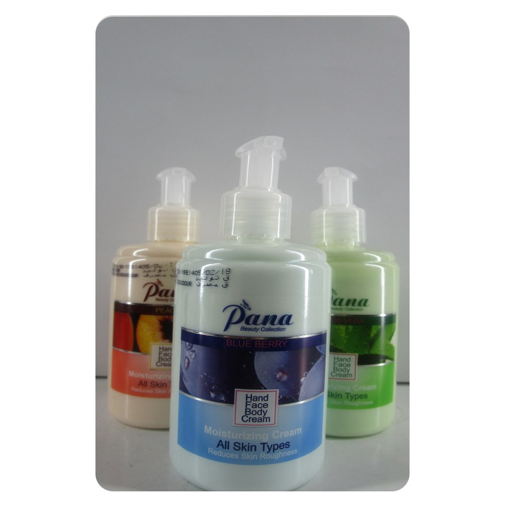 کرم مرطوب کننده و آبرسان پانا مدل پمپی حاوی عصاره بلوبری حجم 200 میلی لیتر
