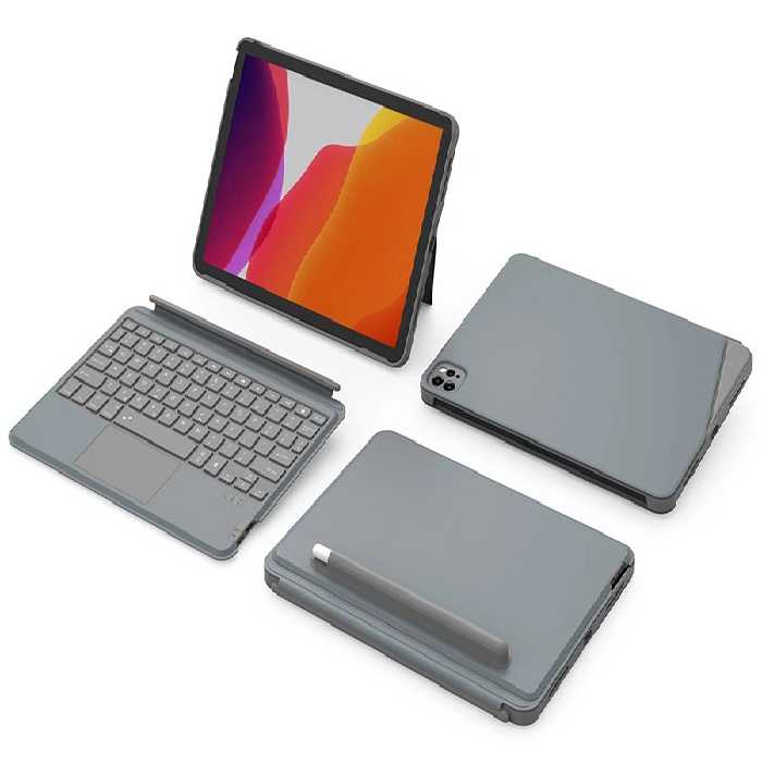 کاور کیبورد دار مغناطیسی بی سیم آیپد 10.9 و 11 اینچ ویوو WiWU Combo Keyboard iPad 10.9&amp;amp;11